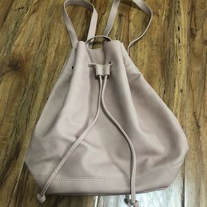 Blush Leather Backpack